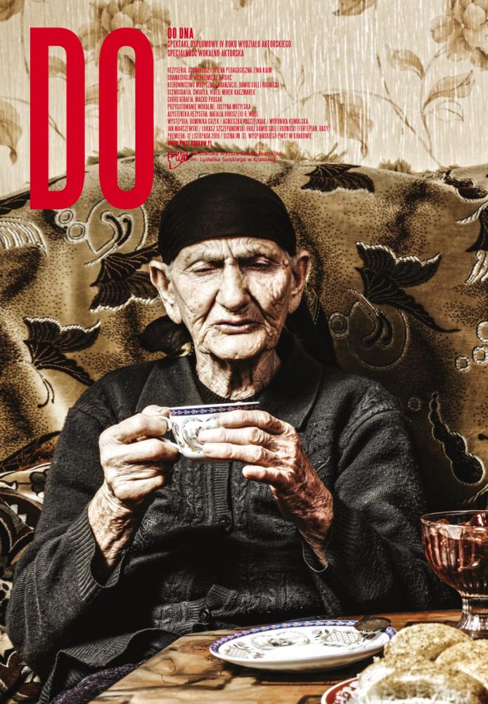 Plakat do spektaklu DO DNA