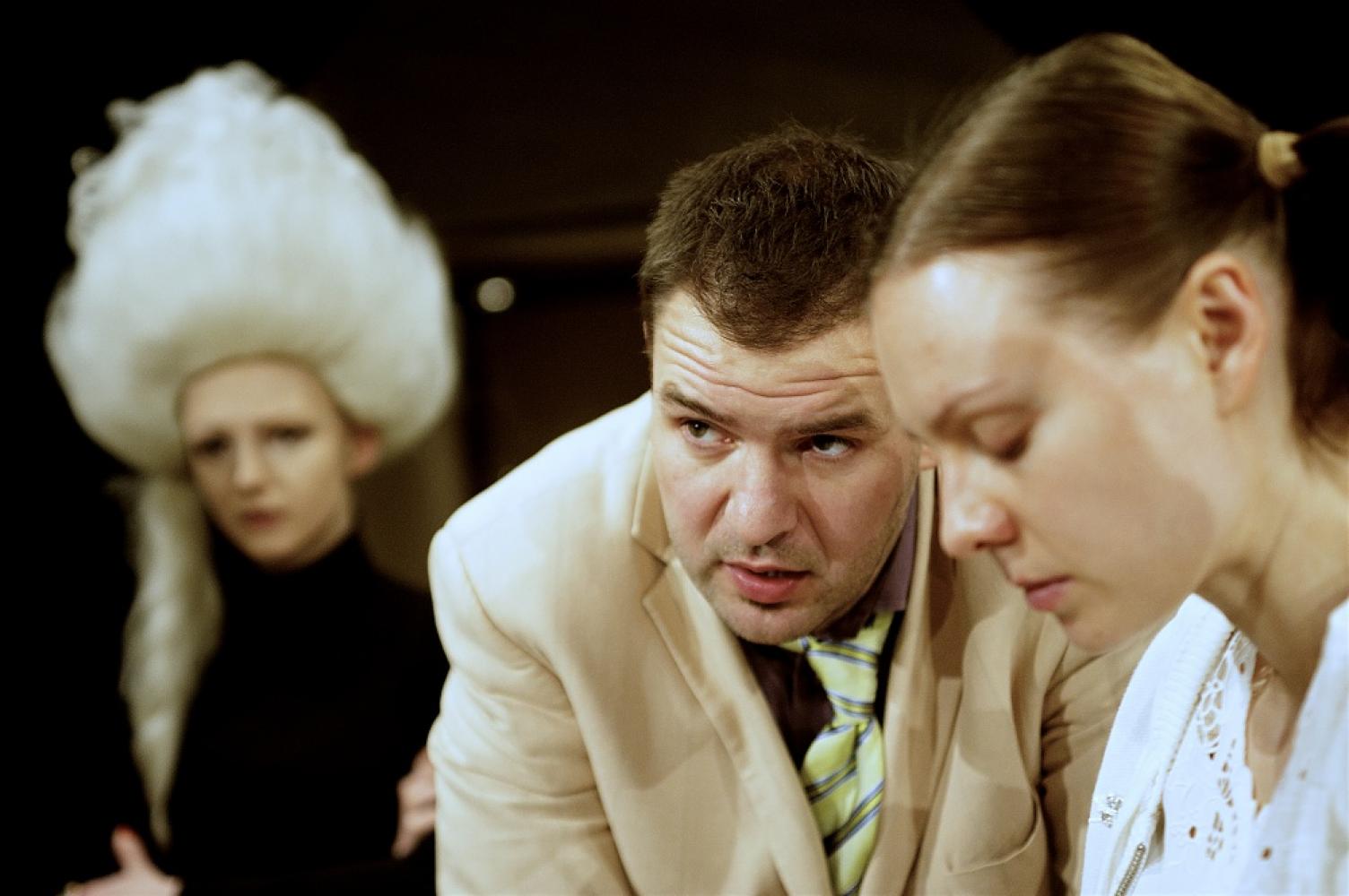 Plakat do spektaklu O PÓŁNOCY PRZYBYŁEM DO WIDAWY, CZYLI OPIS OBYCZAJÓW III