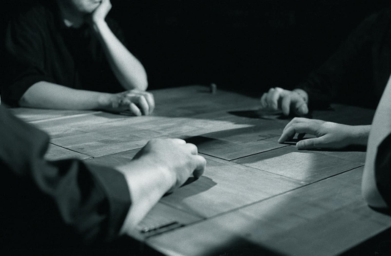 Plakat do spektaklu STOLIK